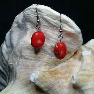 5/$25 Bamboo Coral Earrings